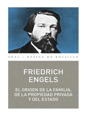 cover image of El origen de la familia, la propiedad y el Estado